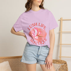 Lush Life Boutique Floral Logo T-Shirt