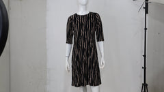 Classic Knee Length A-Line T-Shirt Dress