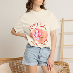 Lush Life Boutique Floral Logo T-Shirt