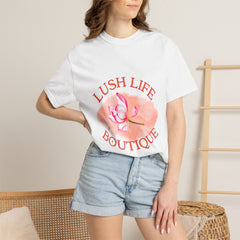 Lush Life Boutique Floral Logo T-Shirt