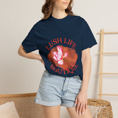 Lush Life Boutique Floral Logo T-Shirt