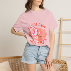 Lush Life Boutique Floral Logo T-Shirt