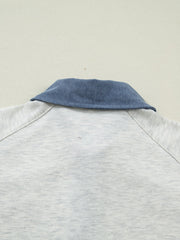 Contrast Trim Button Detail Top