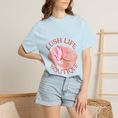Lush Life Boutique Floral Logo T-Shirt