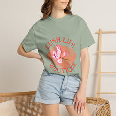Lush Life Boutique Floral Logo T-Shirt