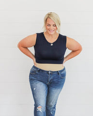 Crew Neck Tank Halftee