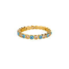 Colorful Tiny Round Rings For Women Stainless Steel Gold Color Adjustable Wedding Ring Luxury Aesthetic Jewlery Couple Gift