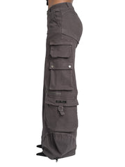 Low-Rise Twill Cargo Pant