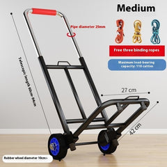 Hand Buggy Foldable And Portable Luggage Shopping Shopping Shopping Shopping Load