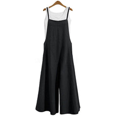 Women's Casual Loose Long Wide Leg Jumpsuits