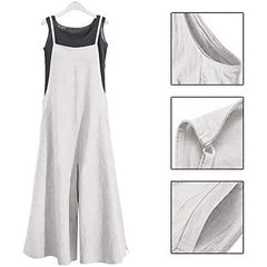 Women's Casual Loose Long Wide Leg Jumpsuits